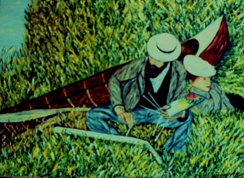 le repos du peintre